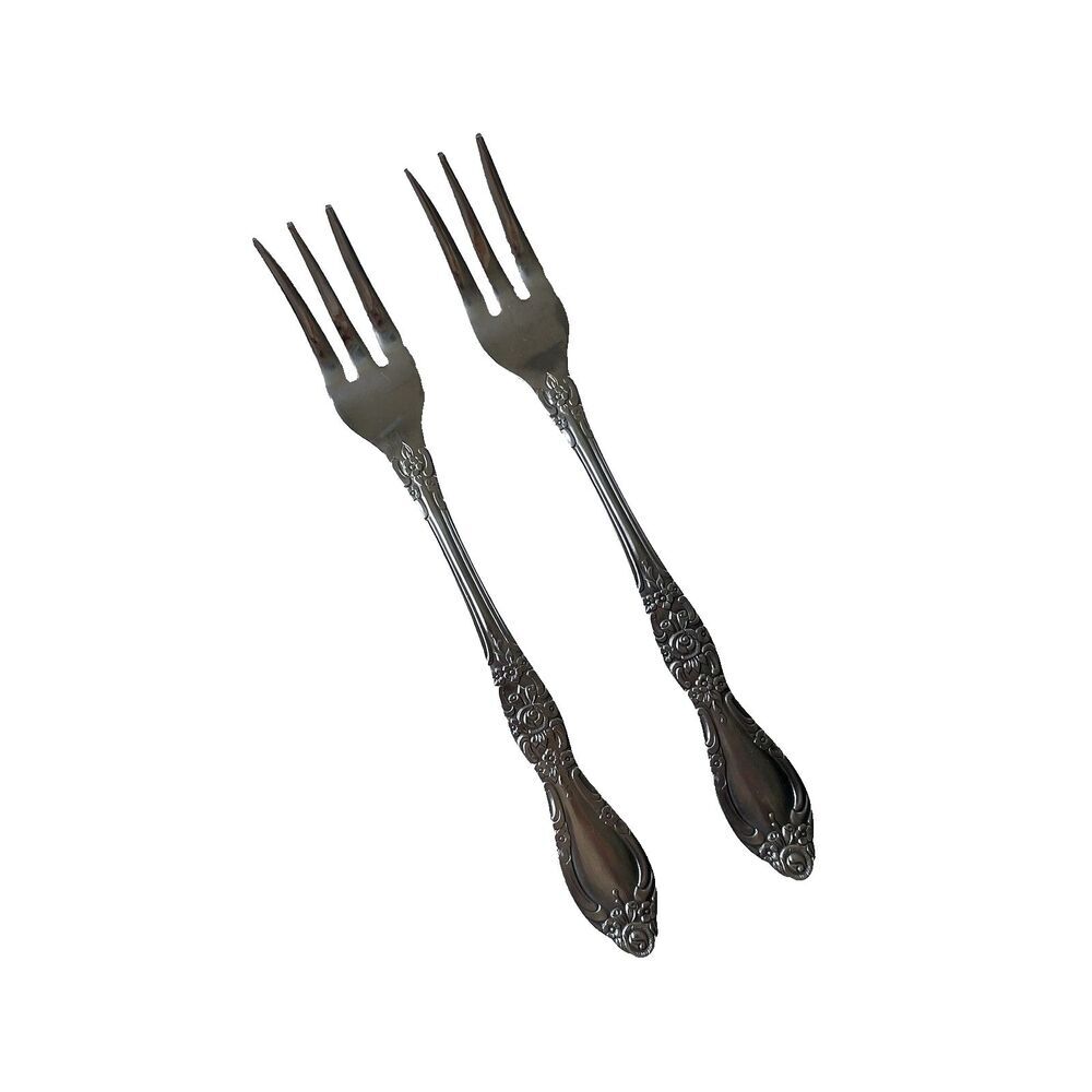 Northland Stainless Vintage Granny Fork Set of 2 Silver 5'5" Utensils Cookware
